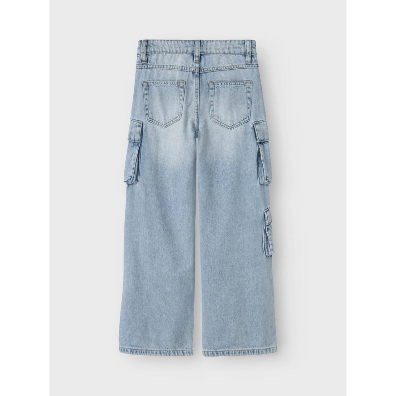 Παντελόνι τζιν κορίτσι name it-13237173-Light Blue Bleached Denim