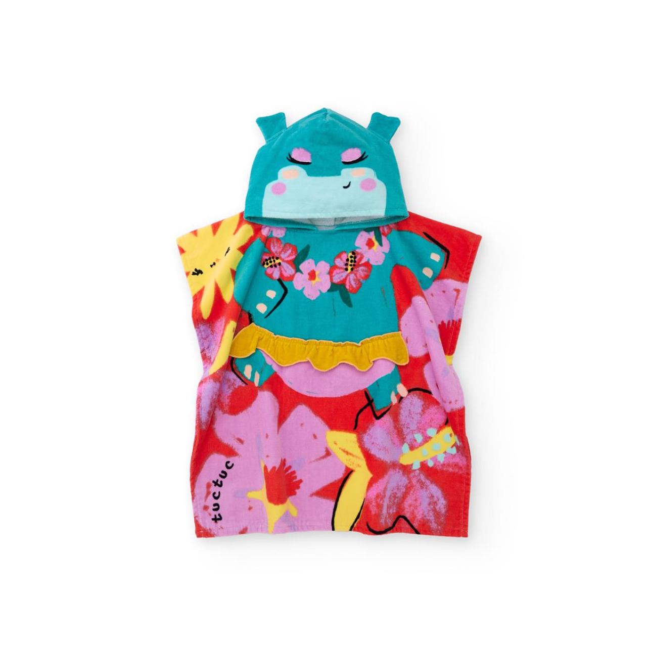 Πόντσο-πετσέτα κορίτσι tuc tuc-11409364-Red