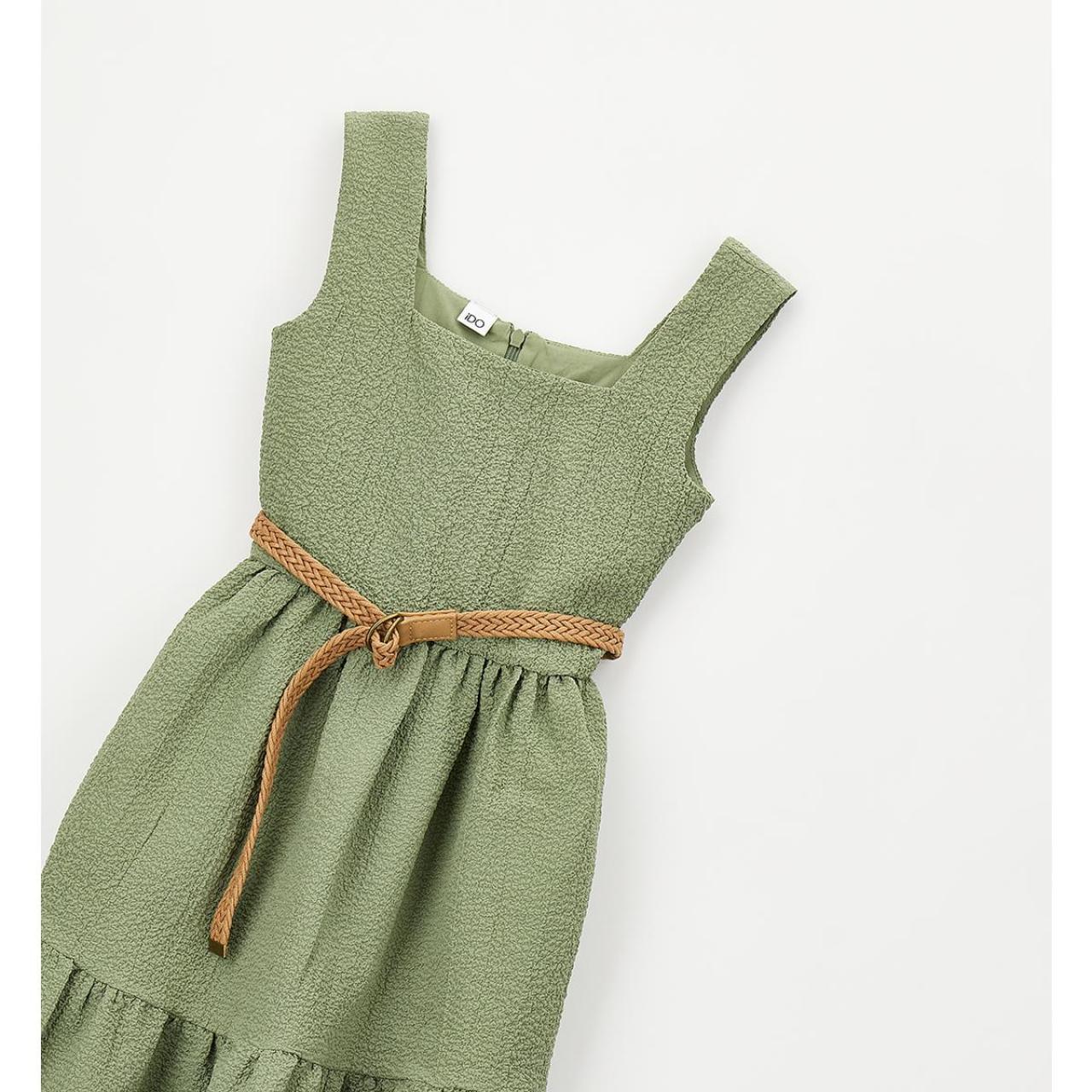 Φόρεμα υφασμάτινο κορίτσι I DO-4.G870/K1-5454-Sage Green
