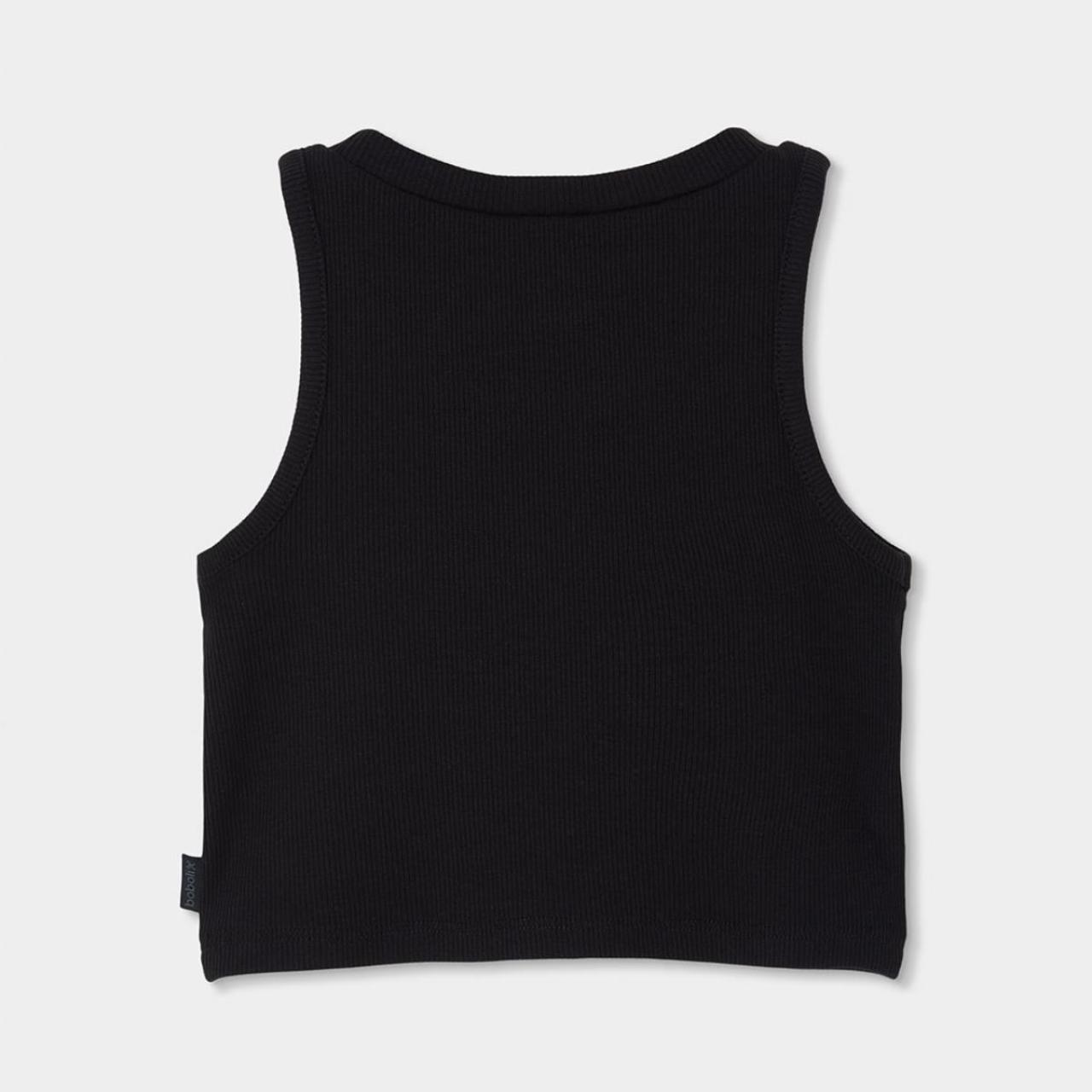 Μπλούζα μακό ριμπ κορίτσι Boboli-493040-890-Black