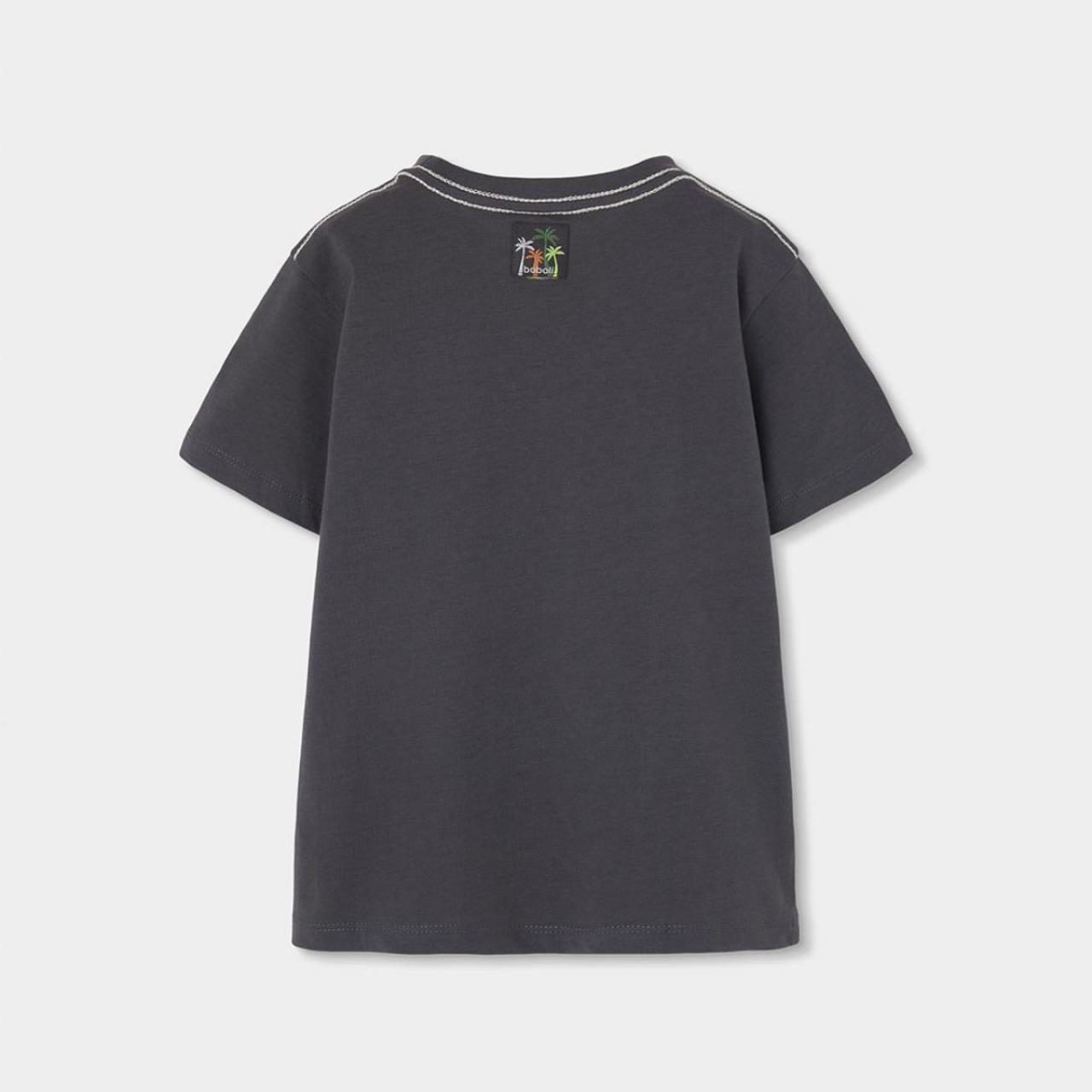 Μπλούζα μακό αγόρι Boboli-513111-8116-Anthracite φωτογραφία