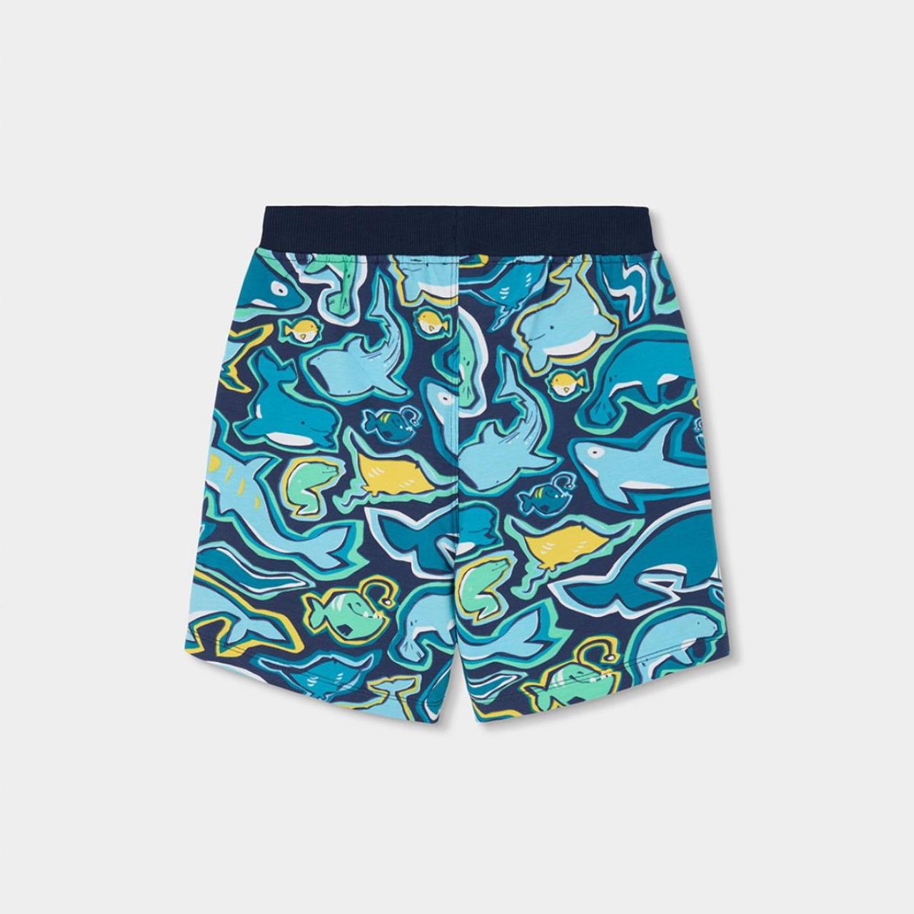 Βερμούδα φούτερ αγόρι Boboli-543057-9868-Blue φωτογραφία