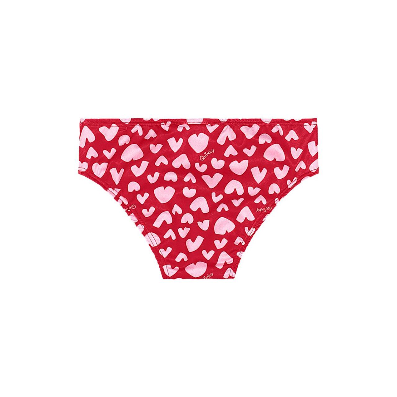 Μαγιό μπικίνι μπλούζα UV50+ κορίτσι Gloss-2624/34684/Red