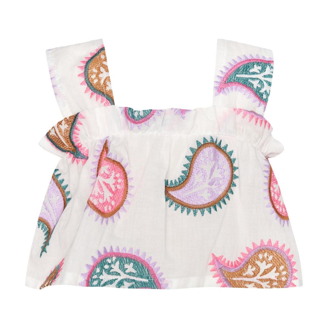 Σετ μπεμπέ υφασμάτινο με σορτς κορίτσι two in a castle-T7124-Striped φωτογραφία