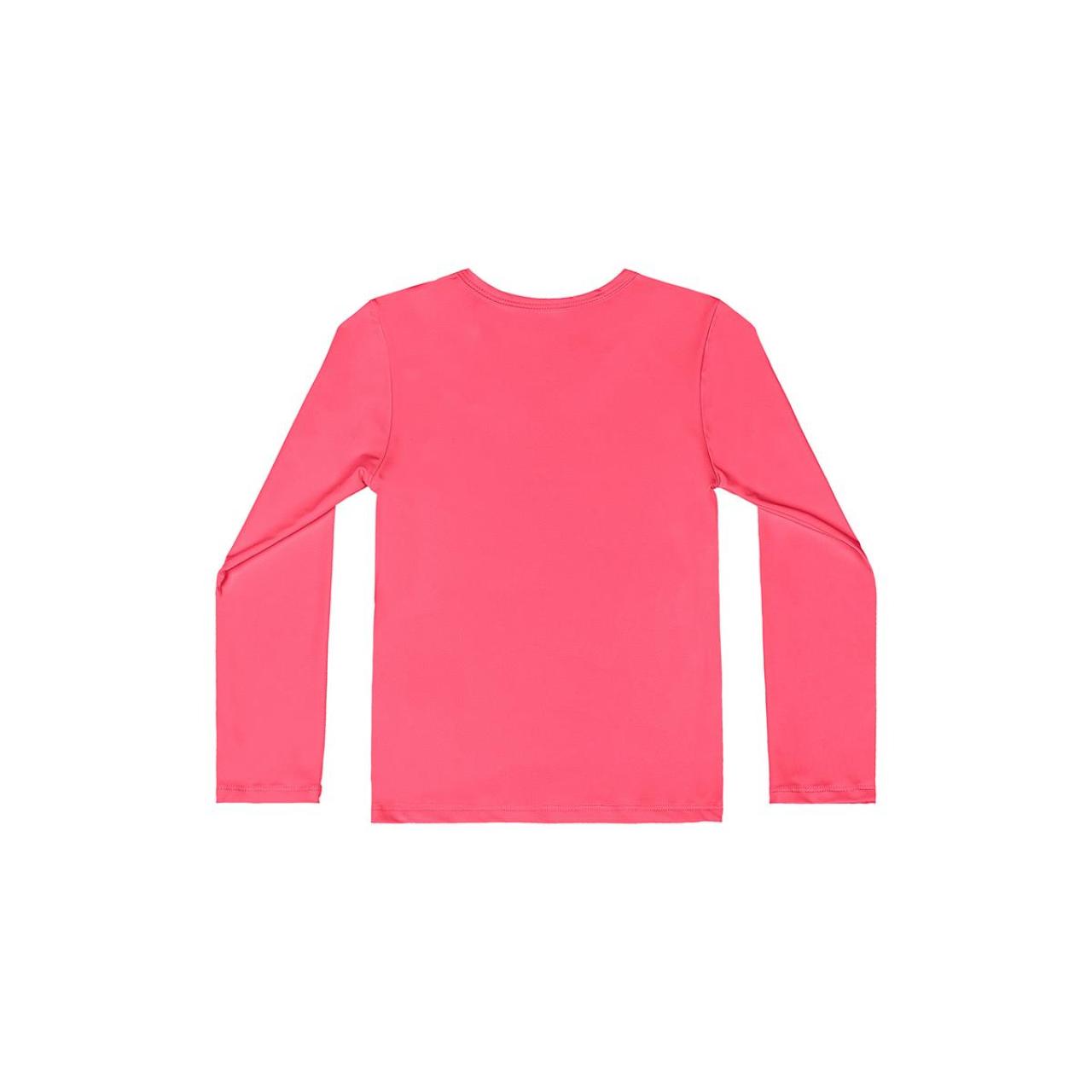 Μπλούζα παραλίας UV κορίτσι Quimby kids-0703/34514/Fuchsia