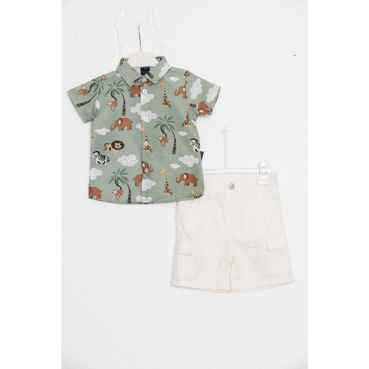 Σετ μπεμπέ αγόρι Restart-26/11252-Green