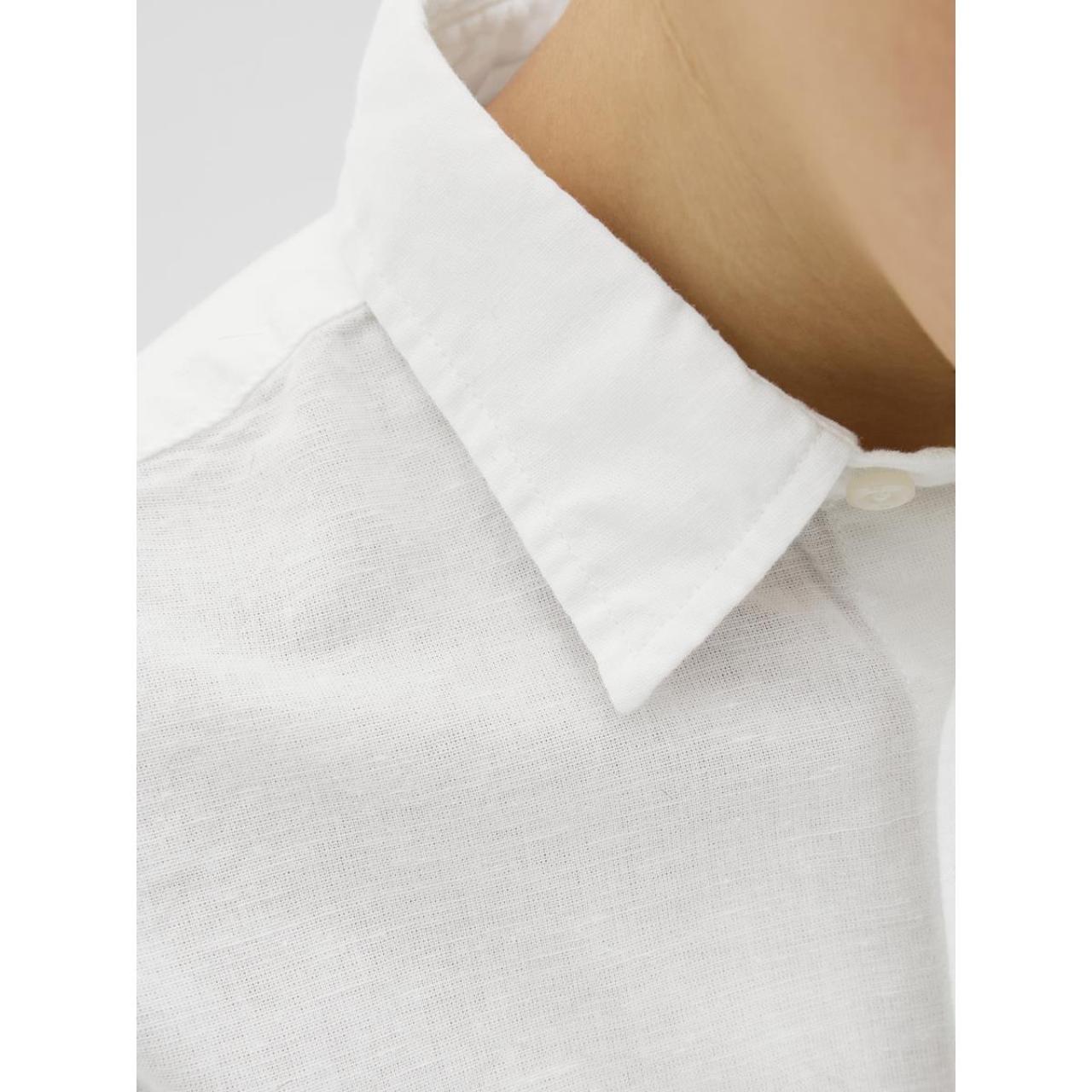 Πουκάμισο λινό αγόρι Jack & Jones-12268988-White φωτογραφία