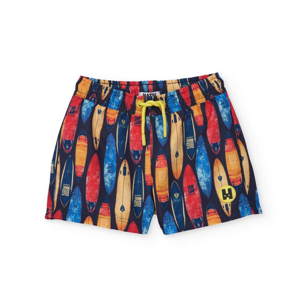 Μαγιό βερμούδα αγόρι Nath-21109688-Navy