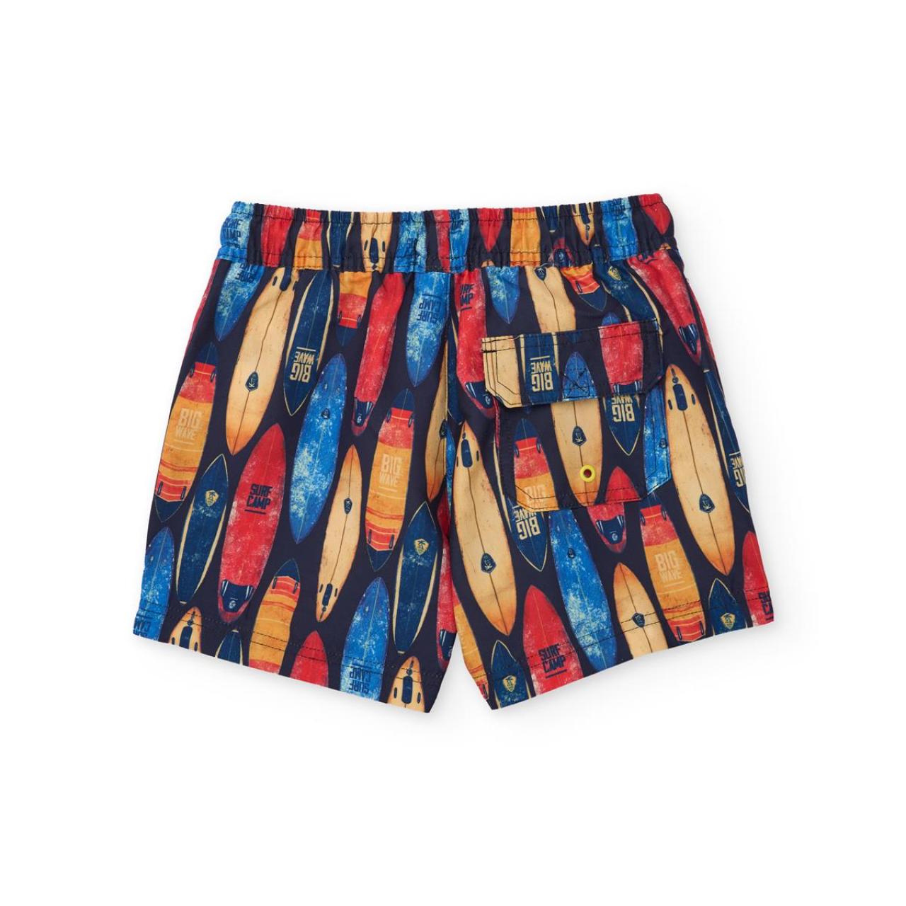 Μαγιό βερμούδα αγόρι Nath-21109688-Navy