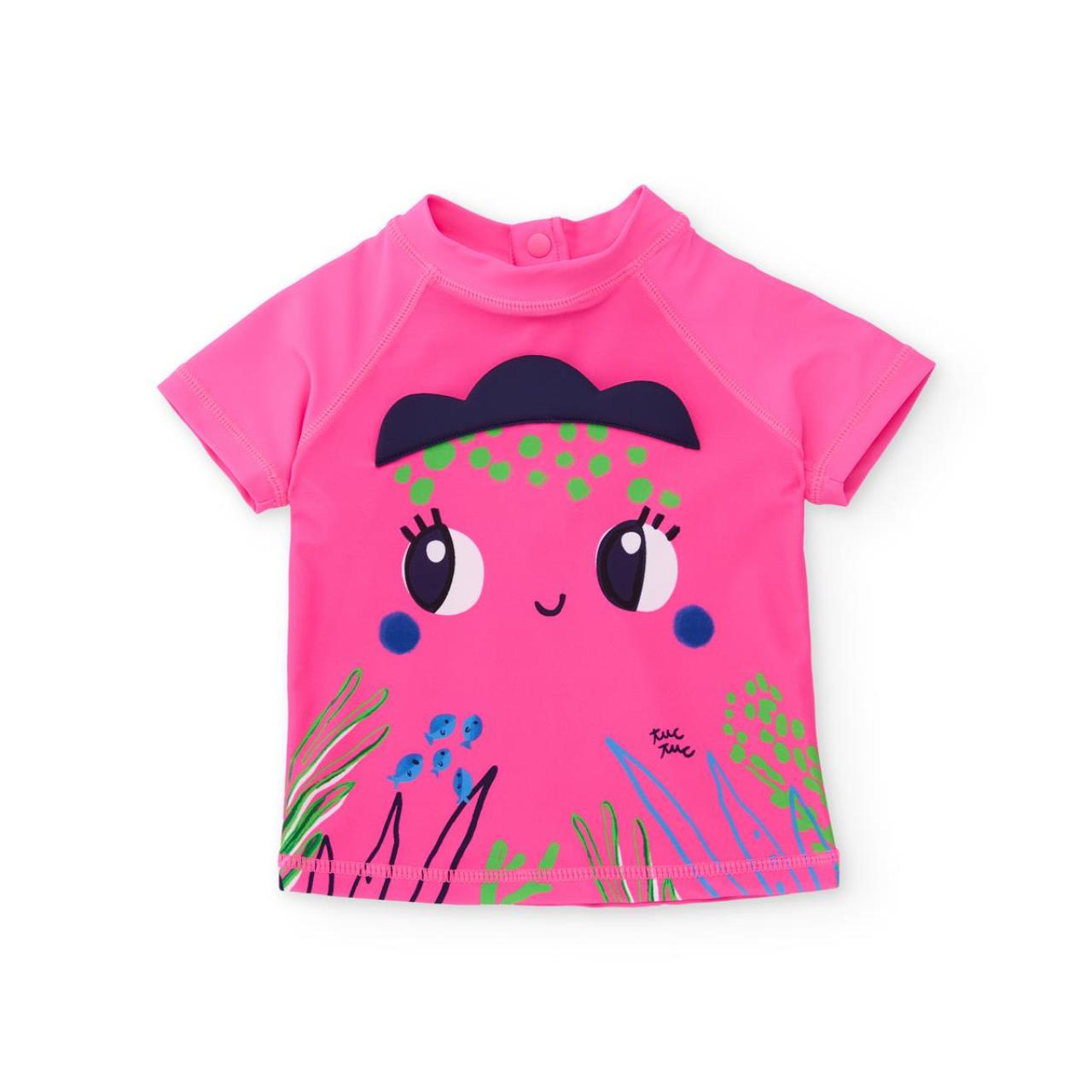 Μπλούζα παραλίας UV κορίτσι tuc tuc-11409665-Pink
