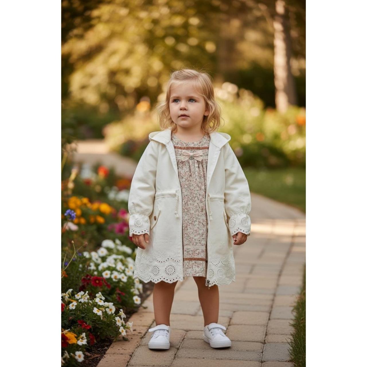 Φόρεμα μπεμπέ σετ κορίτσι Restart-26/10848-Ecru