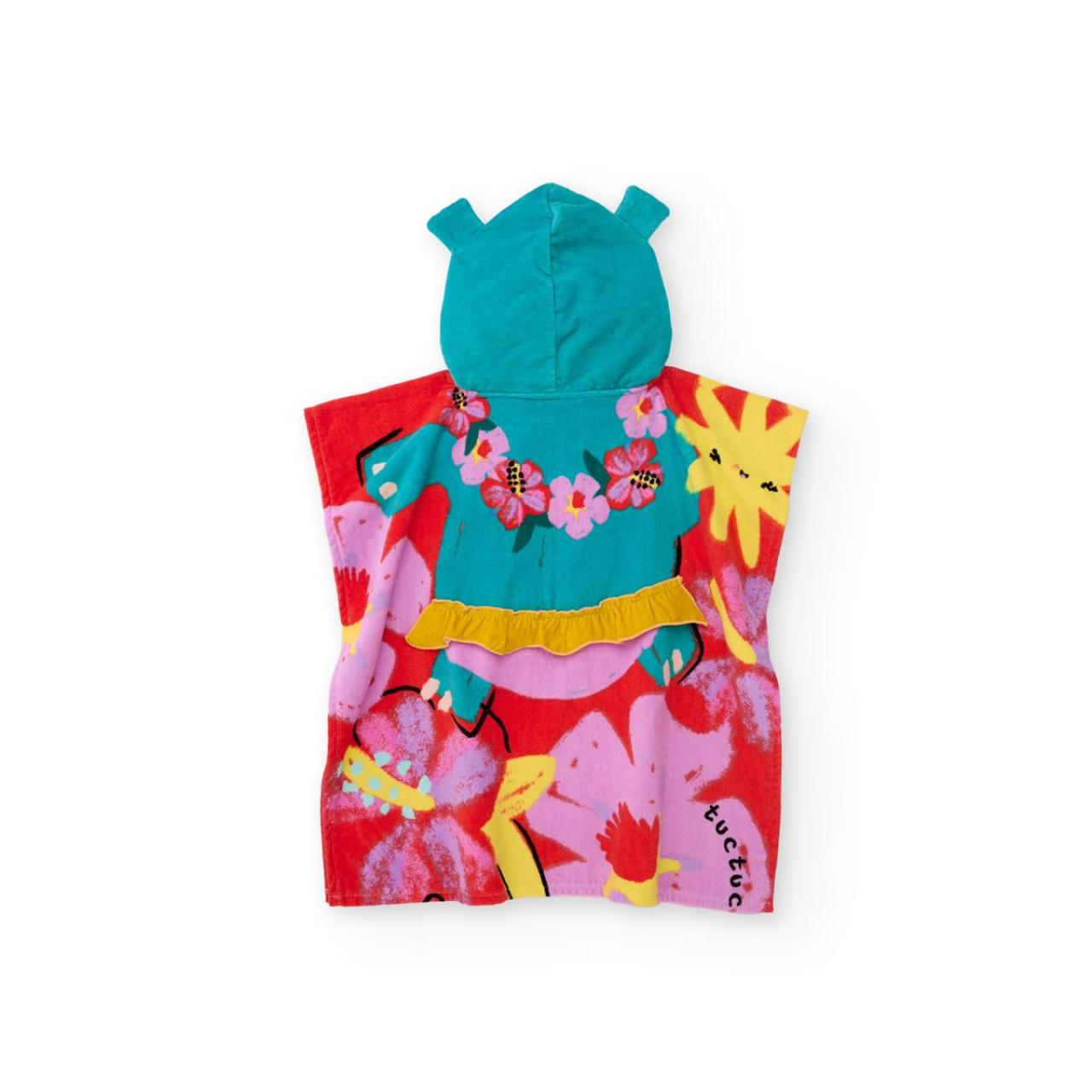 Πόντσο-πετσέτα κορίτσι tuc tuc-11409364-Red