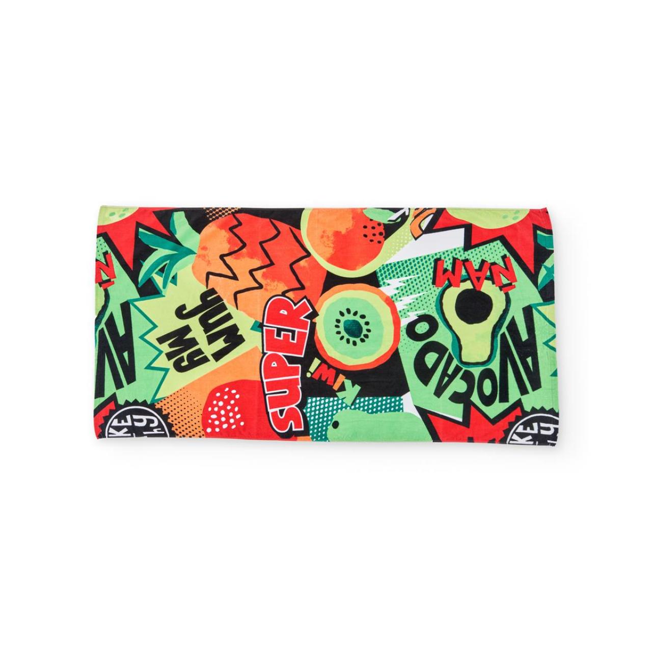 Πετσέτα παραλίας αγόρι tuc tuc-11409821-Green-150x75 cm