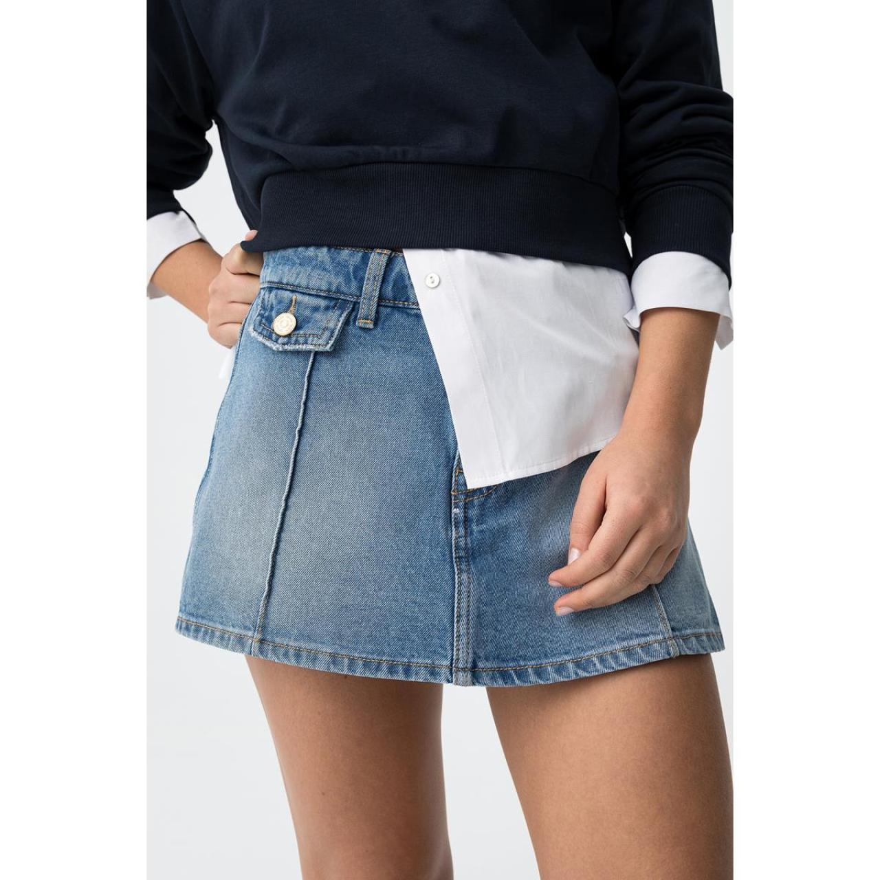 Σορτς skort τζιν κορίτσι Tiffosi-10065235-C10-Blue Denim