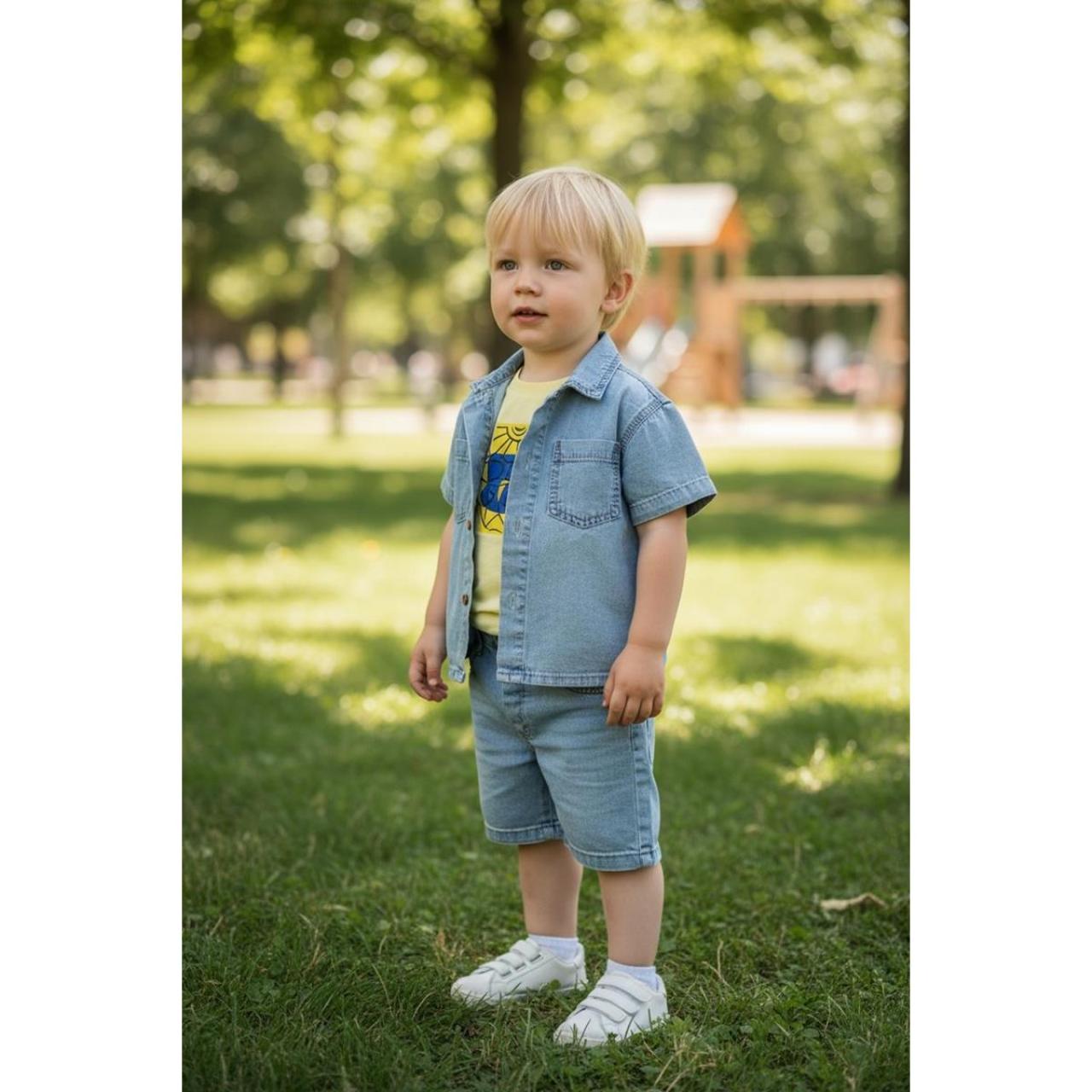 Σετ 3 τεμαχίων αγόρι Restart-26/11118-Blue