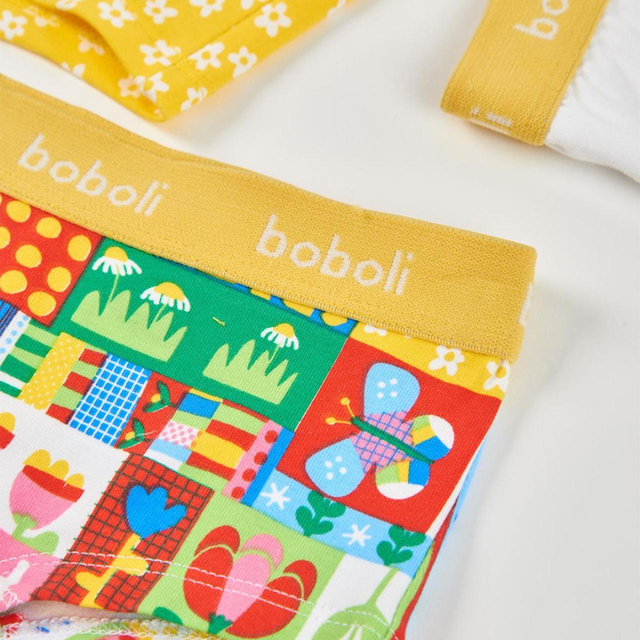 Εσώρουχα βρακάκια 3 pack κορίτσι Boboli-483050-9769-Multicolor