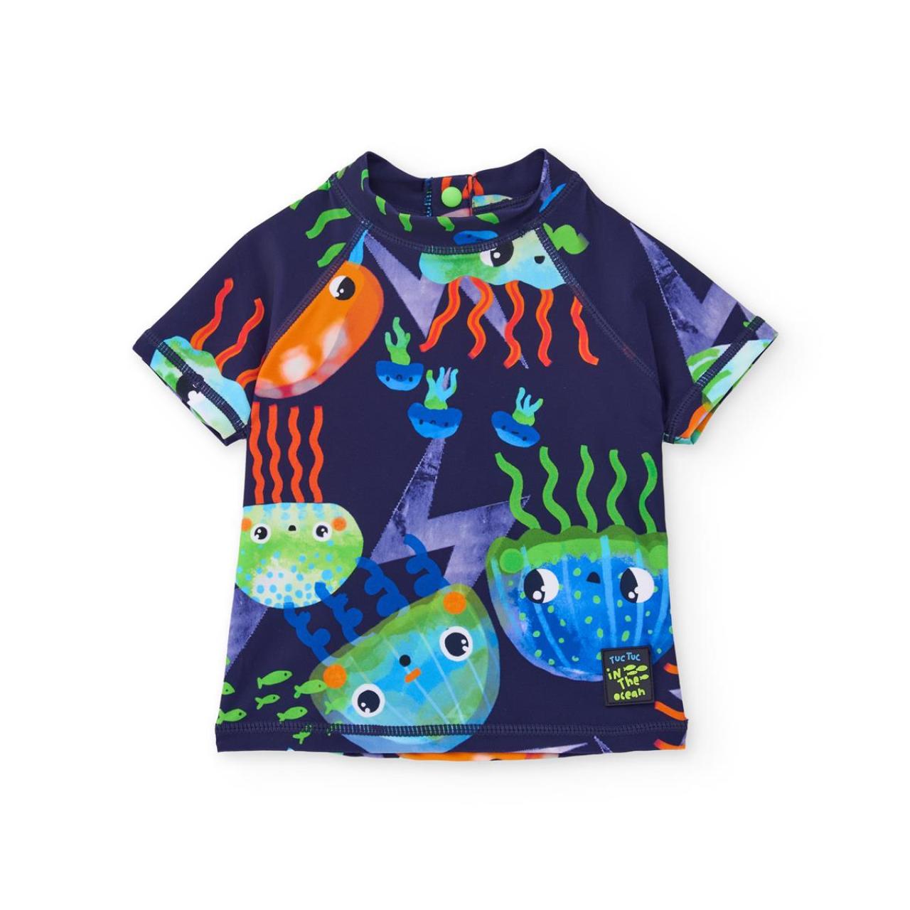Μπλούζα παραλίας UV αγόρι tuc tuc-11409626-Navy