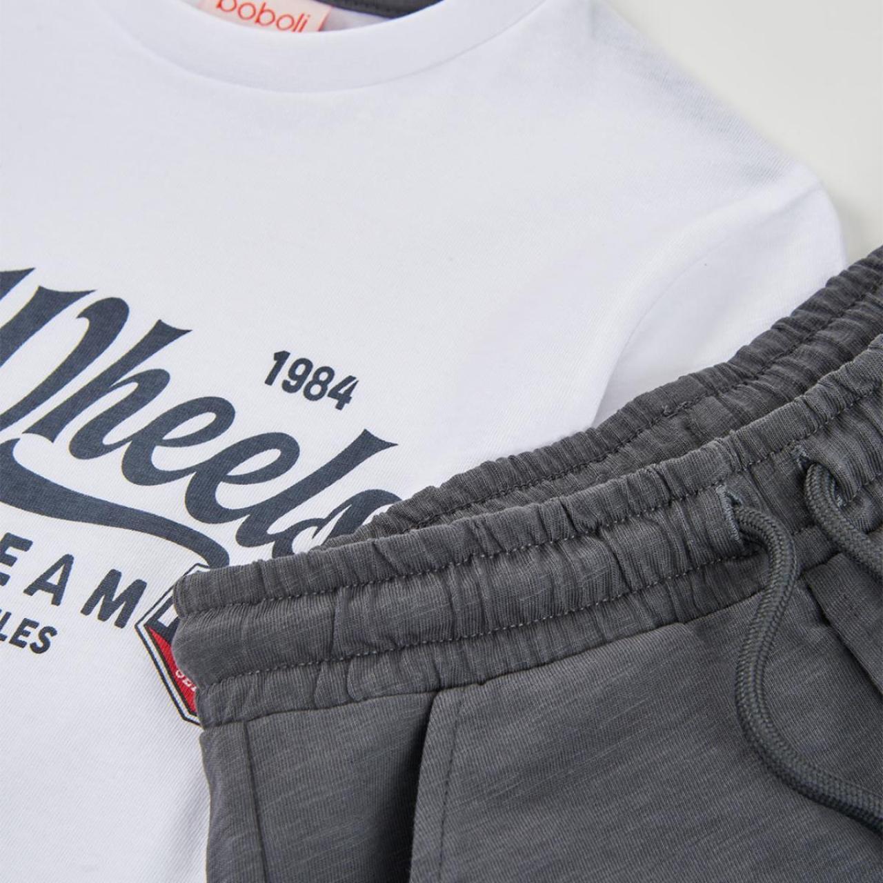 Σετ μακό αγόρι Boboli-603144-8116-White φωτογραφία