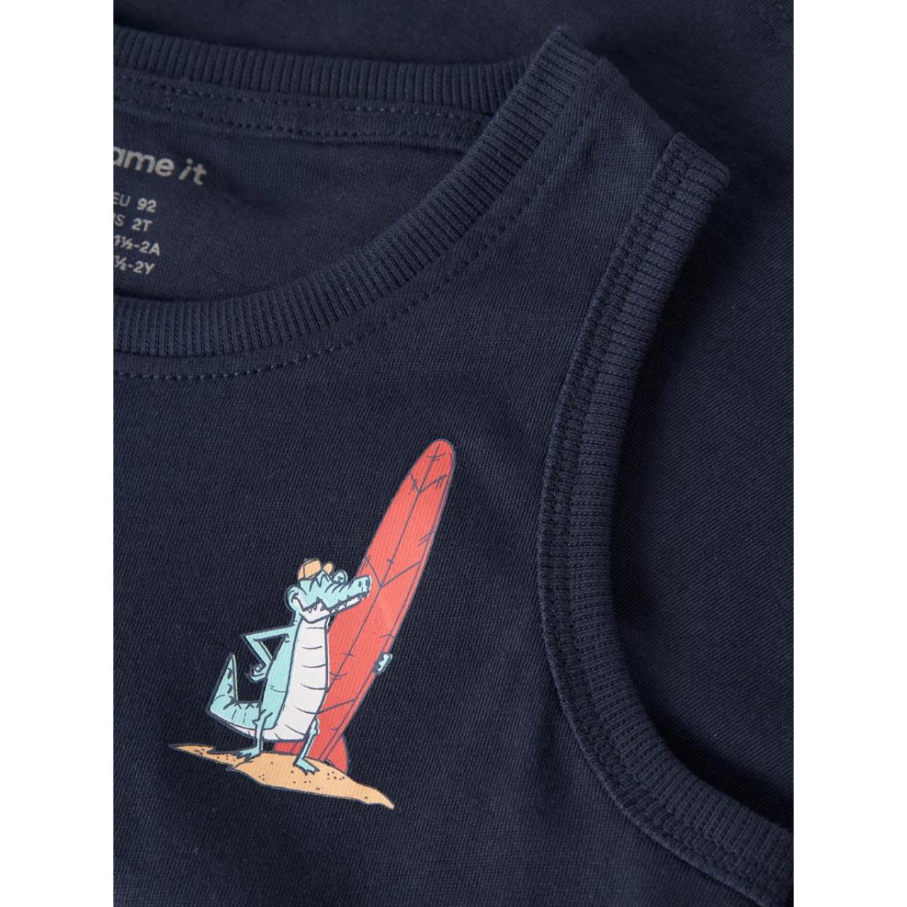 Μπλούζα μακό αγόρι name it-13228228-Navy Blazer