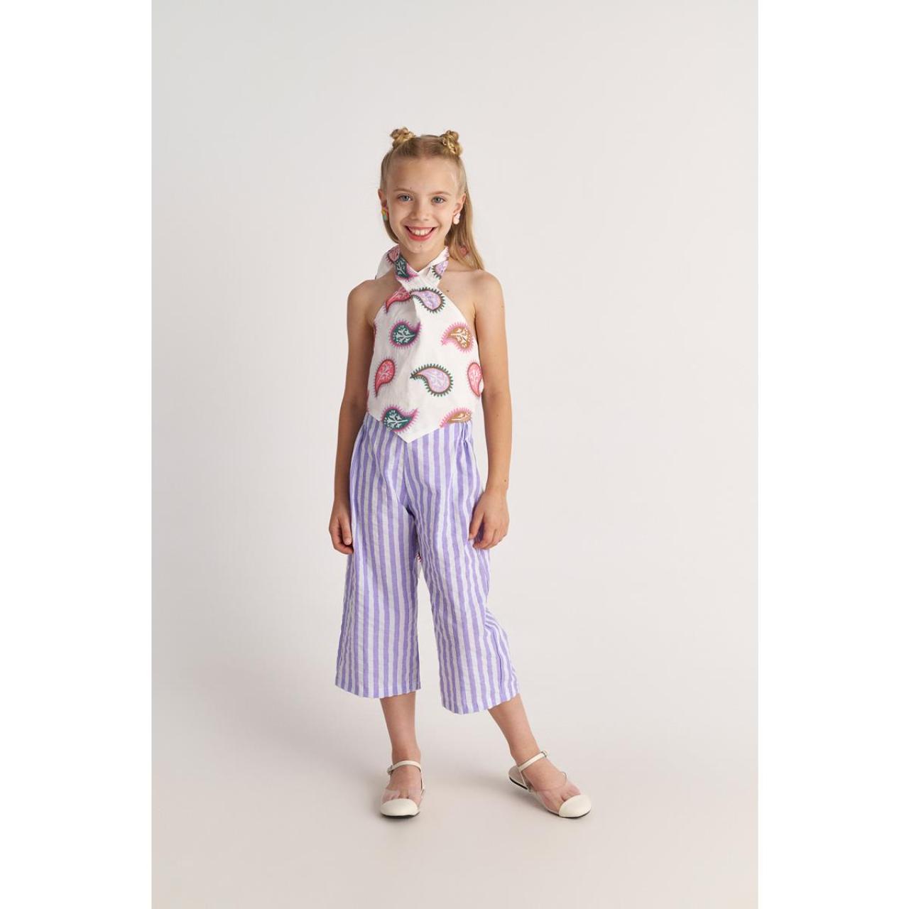 Σετ υφασμάτινο κορίτσι two in a castle-T7126-Striped