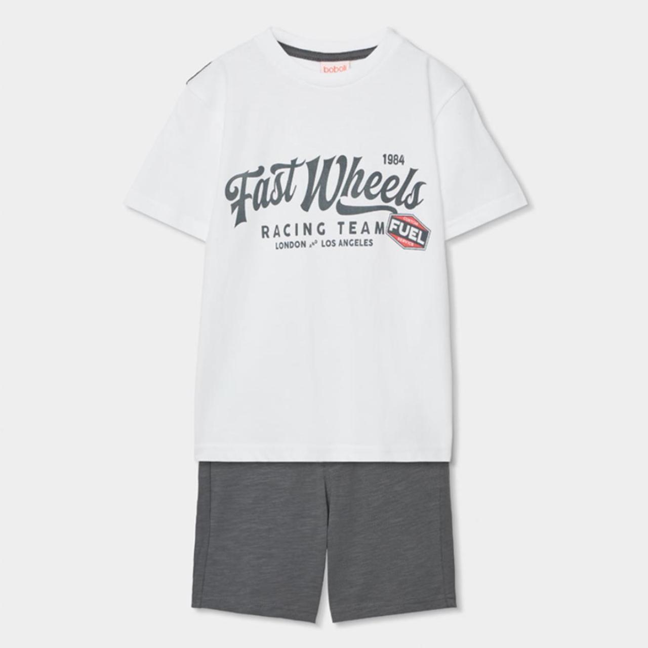 Σετ μακό αγόρι Boboli-603144-8116-White