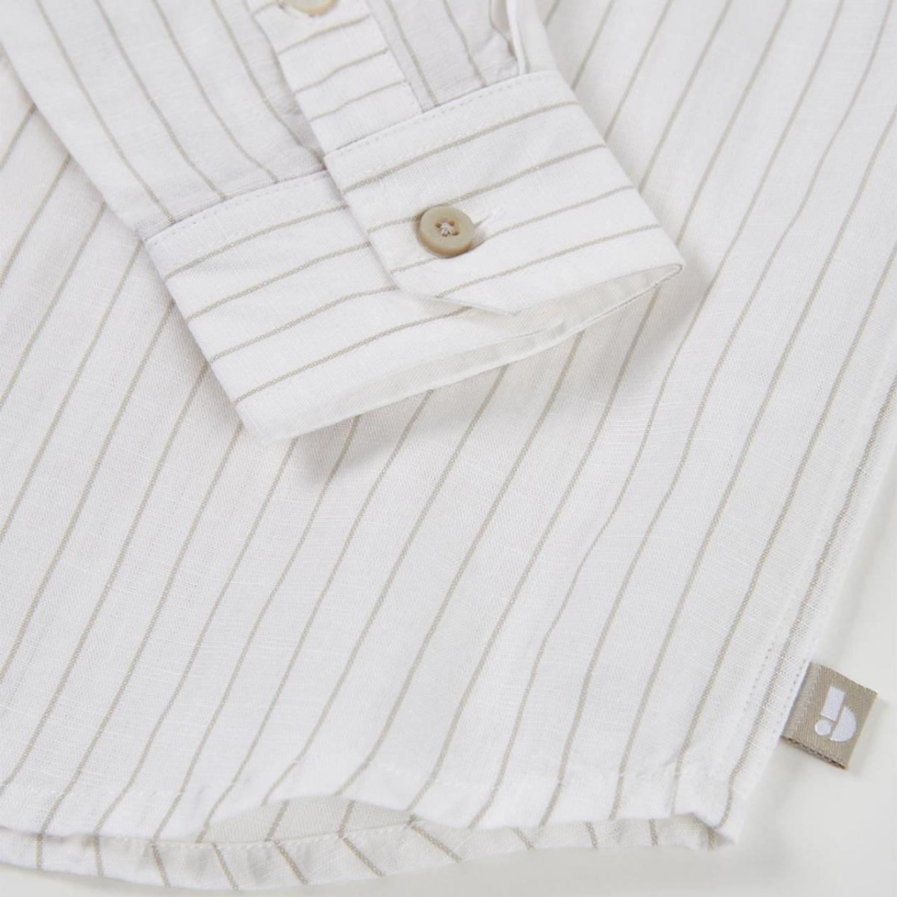 Πουκάμισο λινό αγόρι Boboli-863007-9787-White