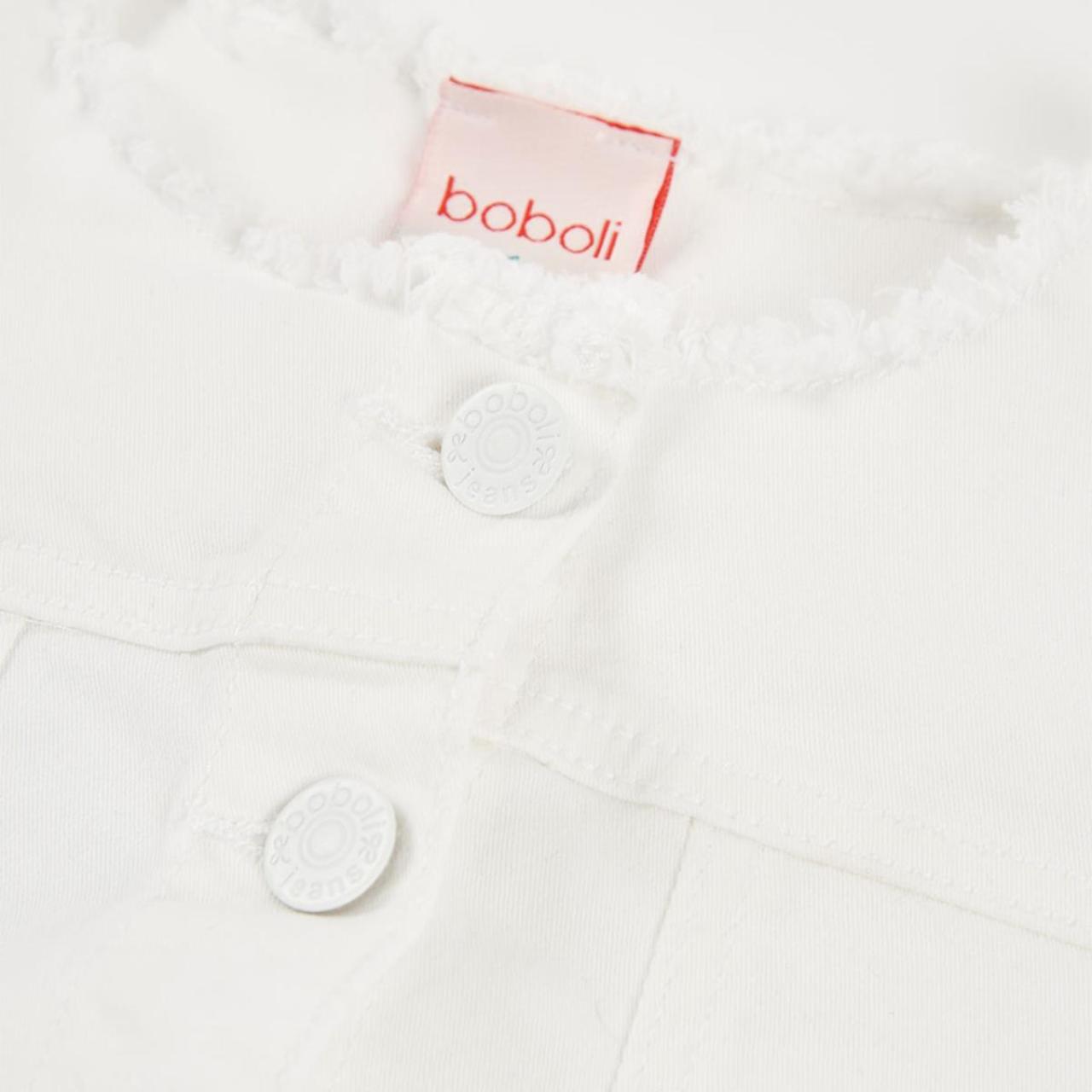 Μπουφάν υφασμάτινο κορίτσι Boboli-493006-1100-White