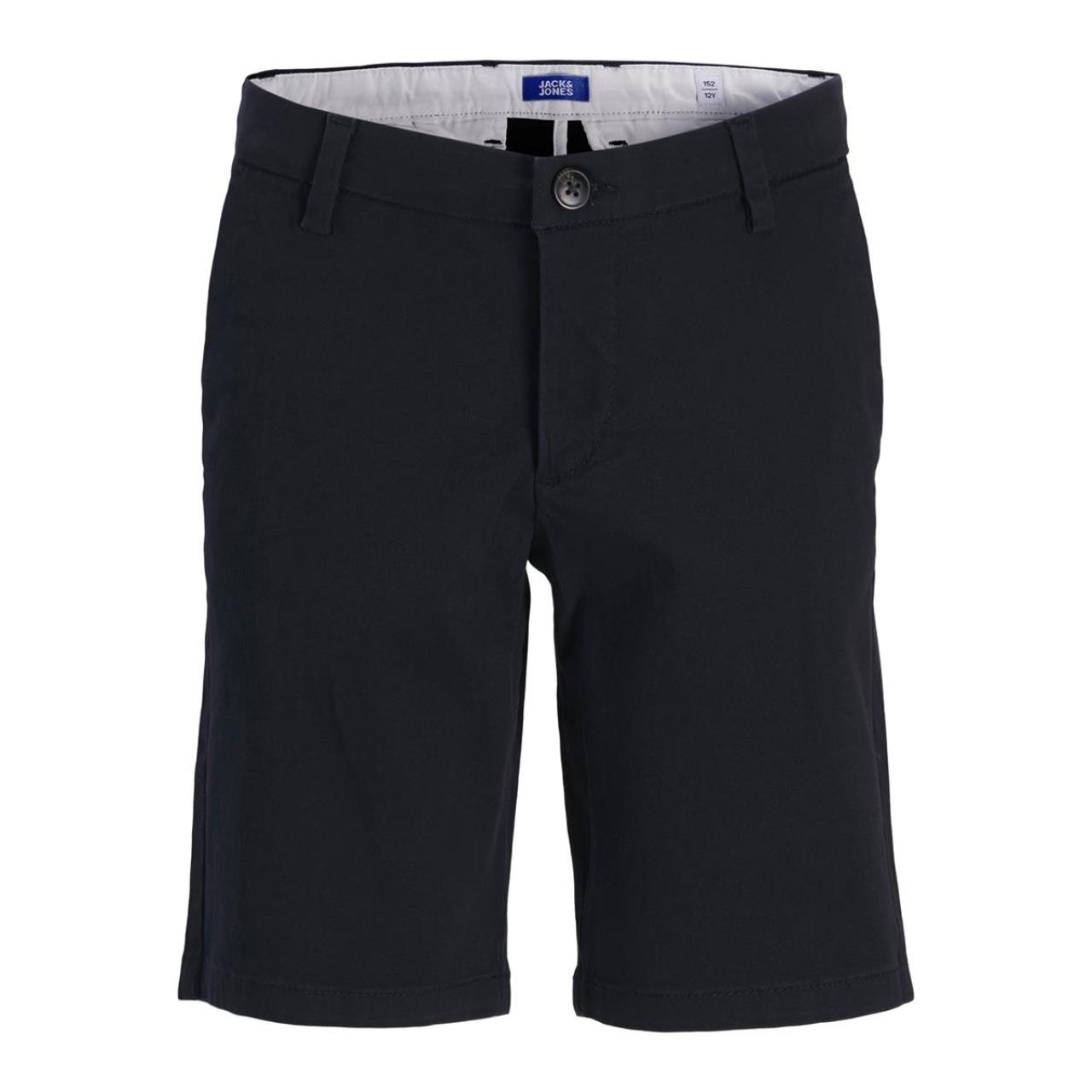 Βερμούδα υφασμάτινη chino αγόρι Jack & Jones-12289193-Dark Navy