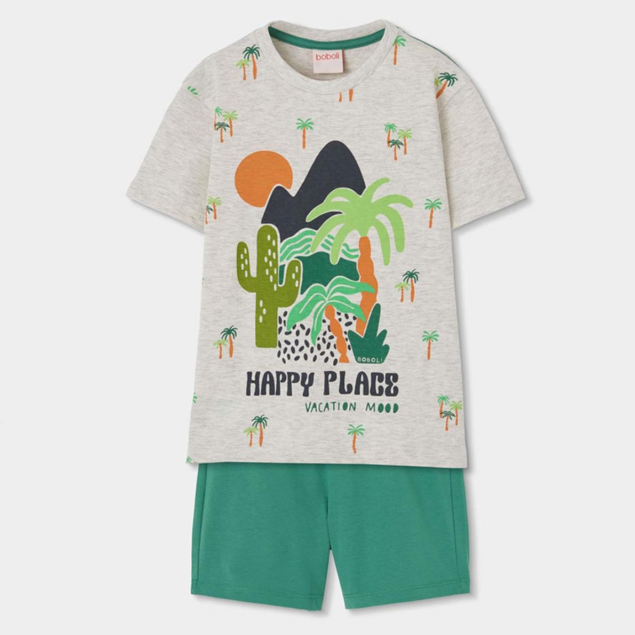 Σετ μακό αγόρι Boboli-513098-7359-Grey