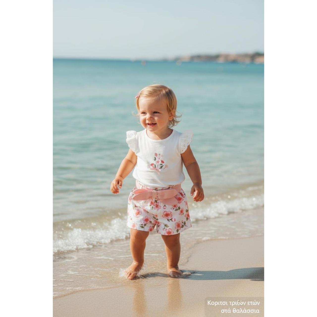 Σετ μπεμπέ κορίτσι Restart-26/10818-White