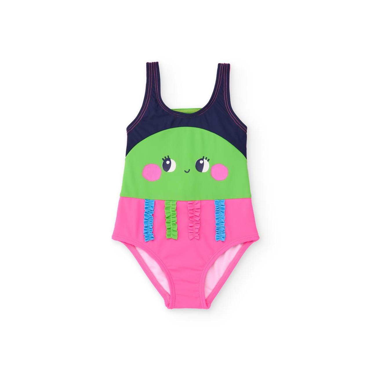 Μαγιό ολόσωμο κορίτσι tuc tuc-11409668-Green