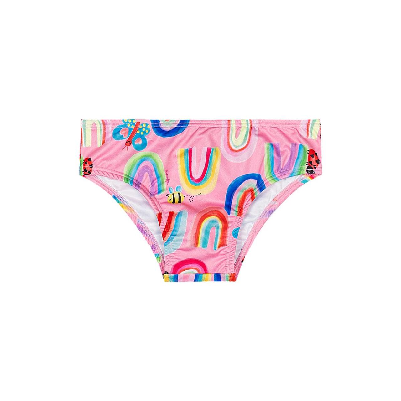 Μαγιό μπικίνι μπλούζα UV50+ κορίτσι Gloss-2624/34684/Pink