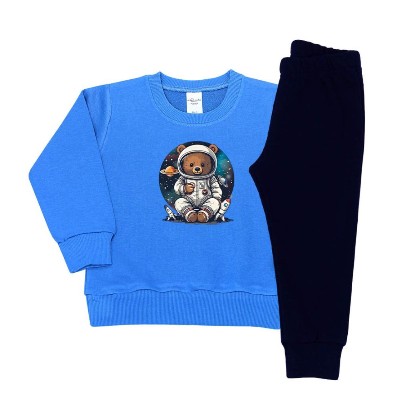 Σετ φόρμα λεπτό φούτερ αγόρι Prod-1535252-Blue