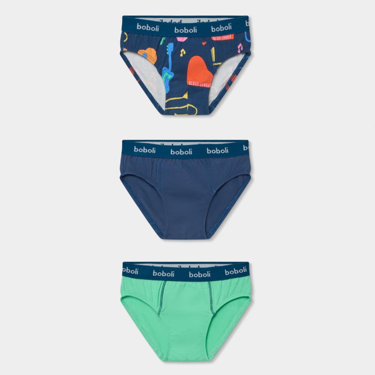 Εσώρουχα σλιπ 3 pack αγόρι Boboli-683030-9776-Multicolor