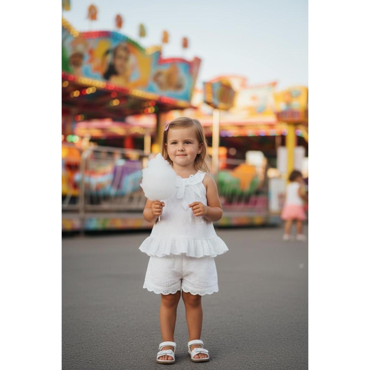 Σετ υφασμάτινο κορίτσι Restart-26/10951-White