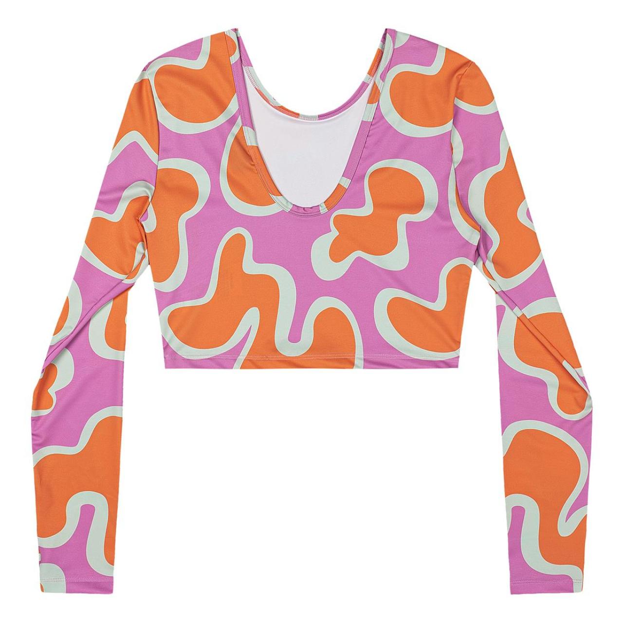 Μαγιό μπικίνι μπλούζα UV50+ κορίτσι Gloss-2624-32049/Orange φωτογραφία