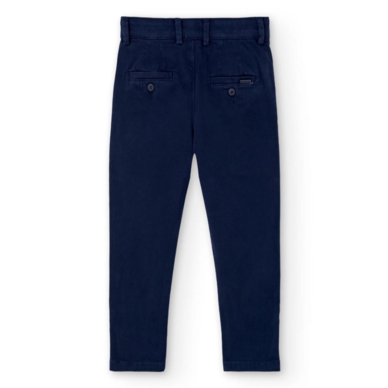 Παντελόνι chino υφασμάτινο αγόρι Boboli-732170-2440-Navy