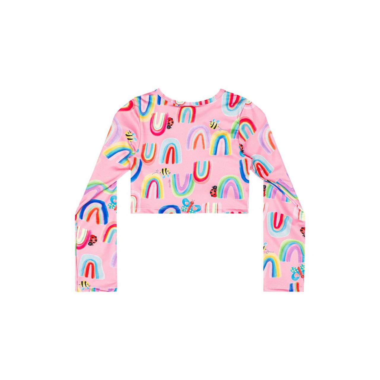 Μαγιό μπικίνι μπλούζα UV50+ κορίτσι Gloss-2624/34684/Pink