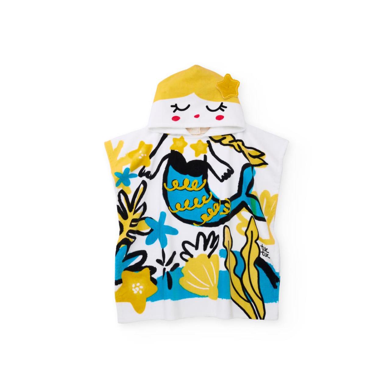 Πόντσο-πετσέτα αγόρι tuc tuc-11409467-White