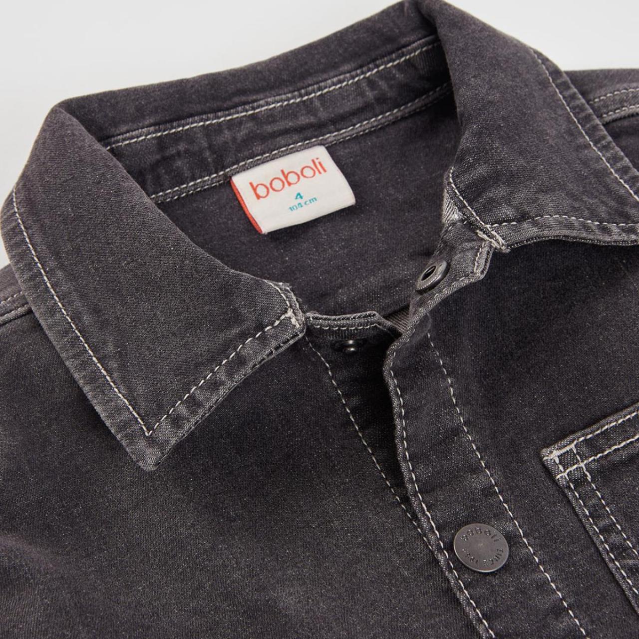 Μπουφάν τζιν αγόρι Boboli-603111-Grey