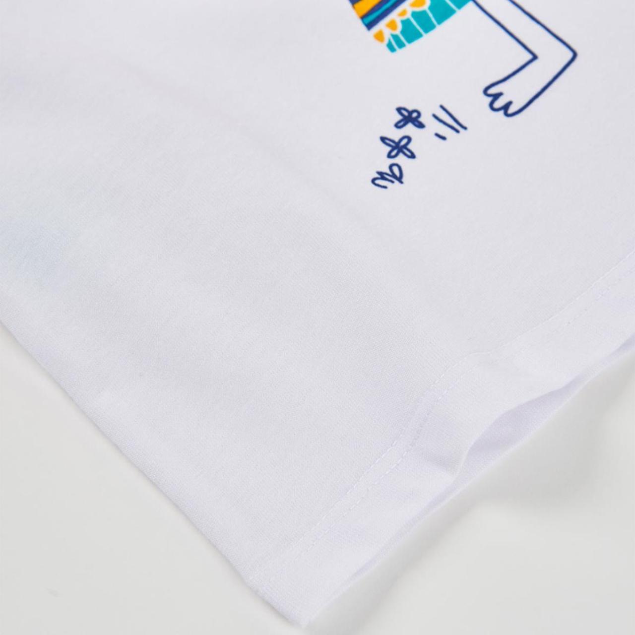 Μπλούζα μακό κορίτσι Boboli-493028-1100-White φωτογραφία