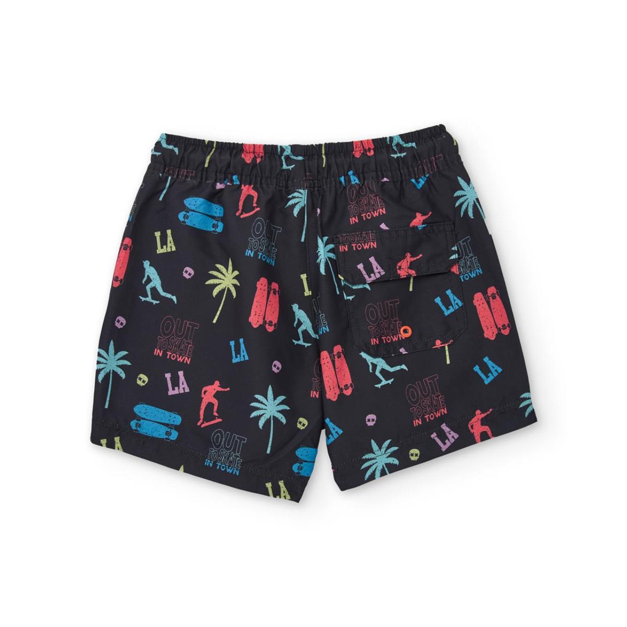 Μαγιό βερμούδα αγόρι Nath-21109589-Black