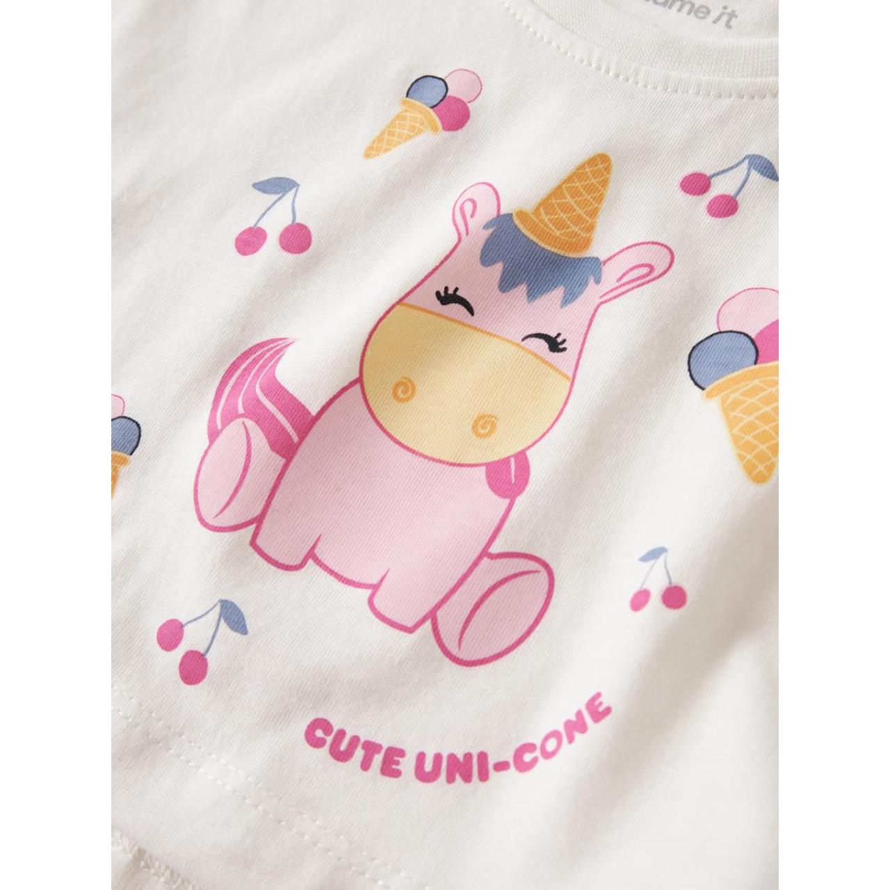 Μπλούζα μακό κορίτσι name it-13228148-Cloud Dancer