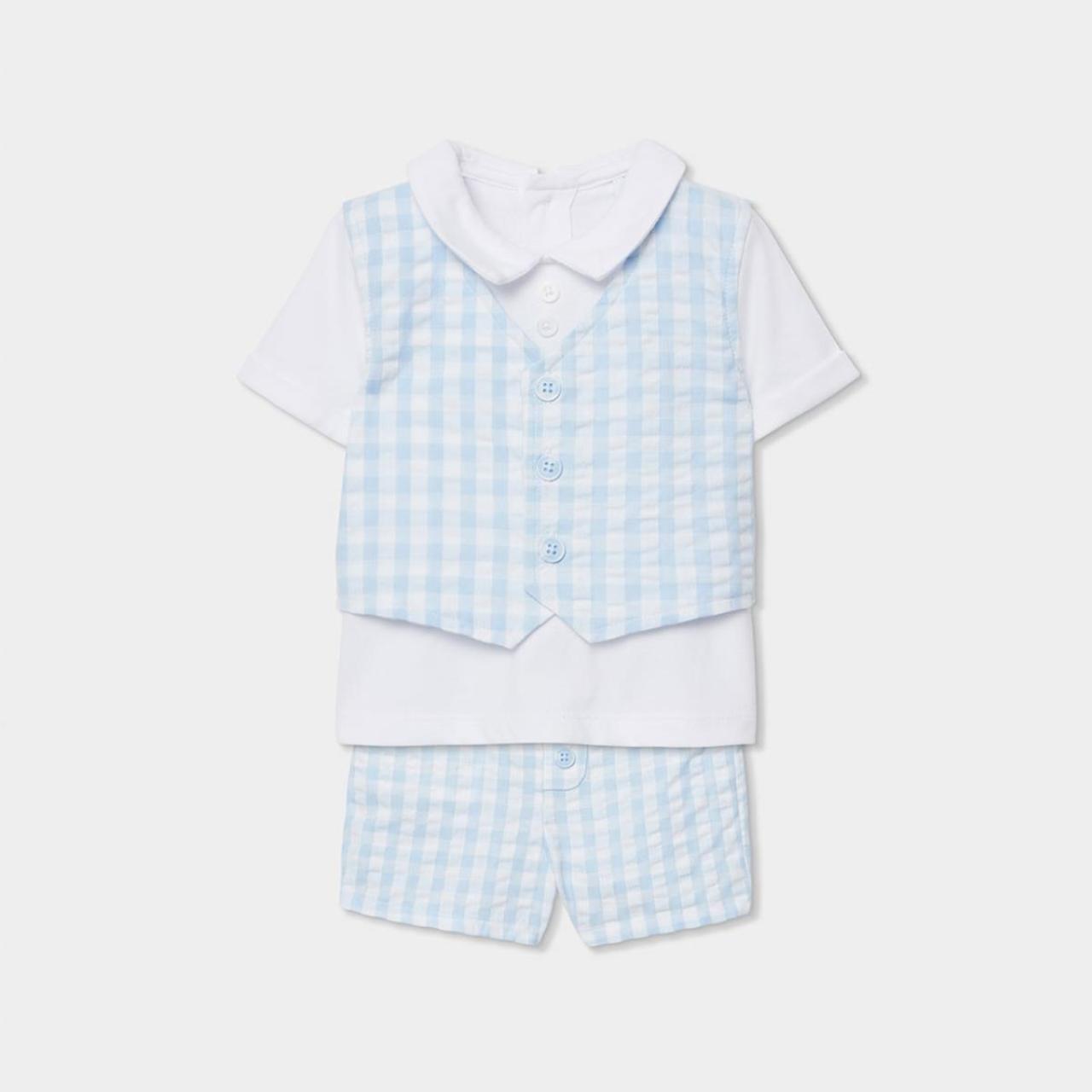 Σετ μπεμπέ μακό αγόρι Boboli-803124-9875-Ciel