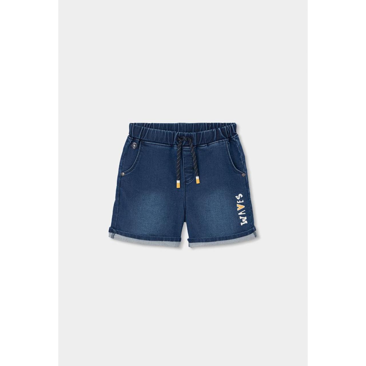 Βερμούδα φούτερ-τζιν αγόρι Boboli-503075-Blue