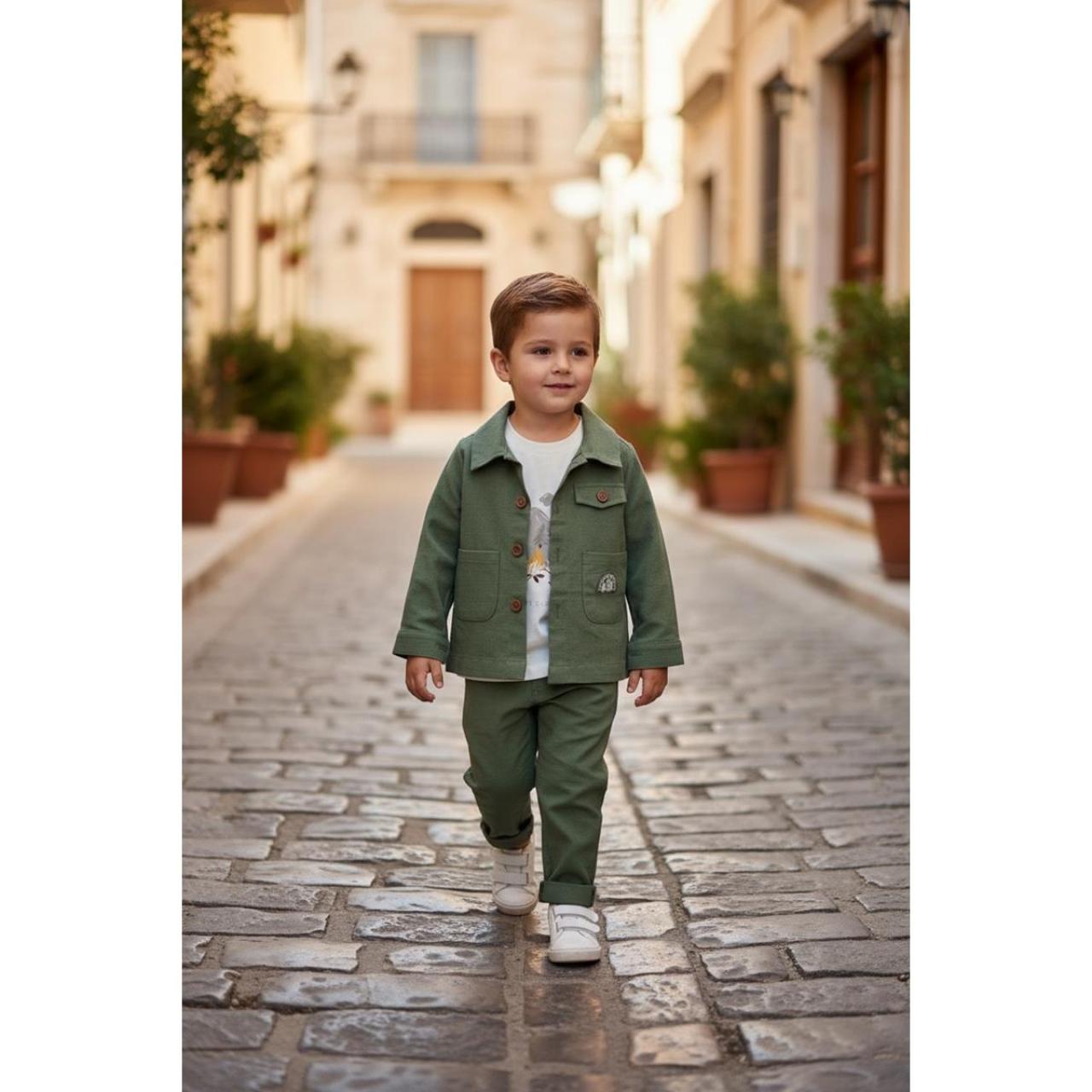 Σετ 3 τεμαχίων αγόρι Restart-26/11103-Green