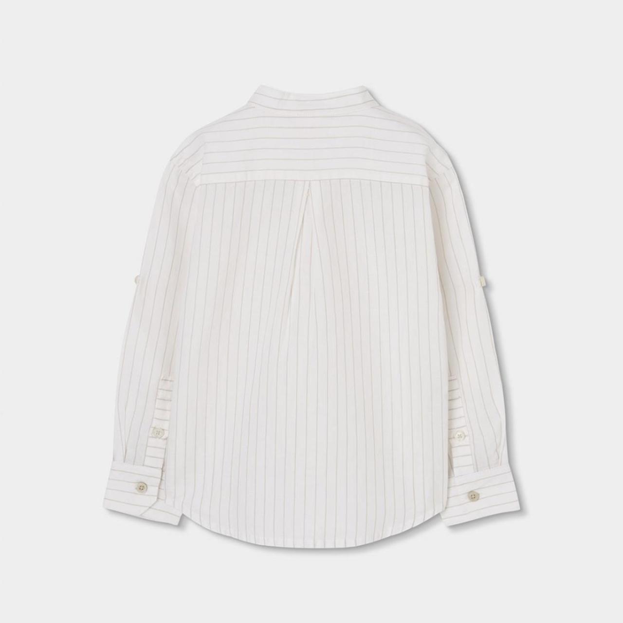 Πουκάμισο λινό αγόρι Boboli-863007-9787-White