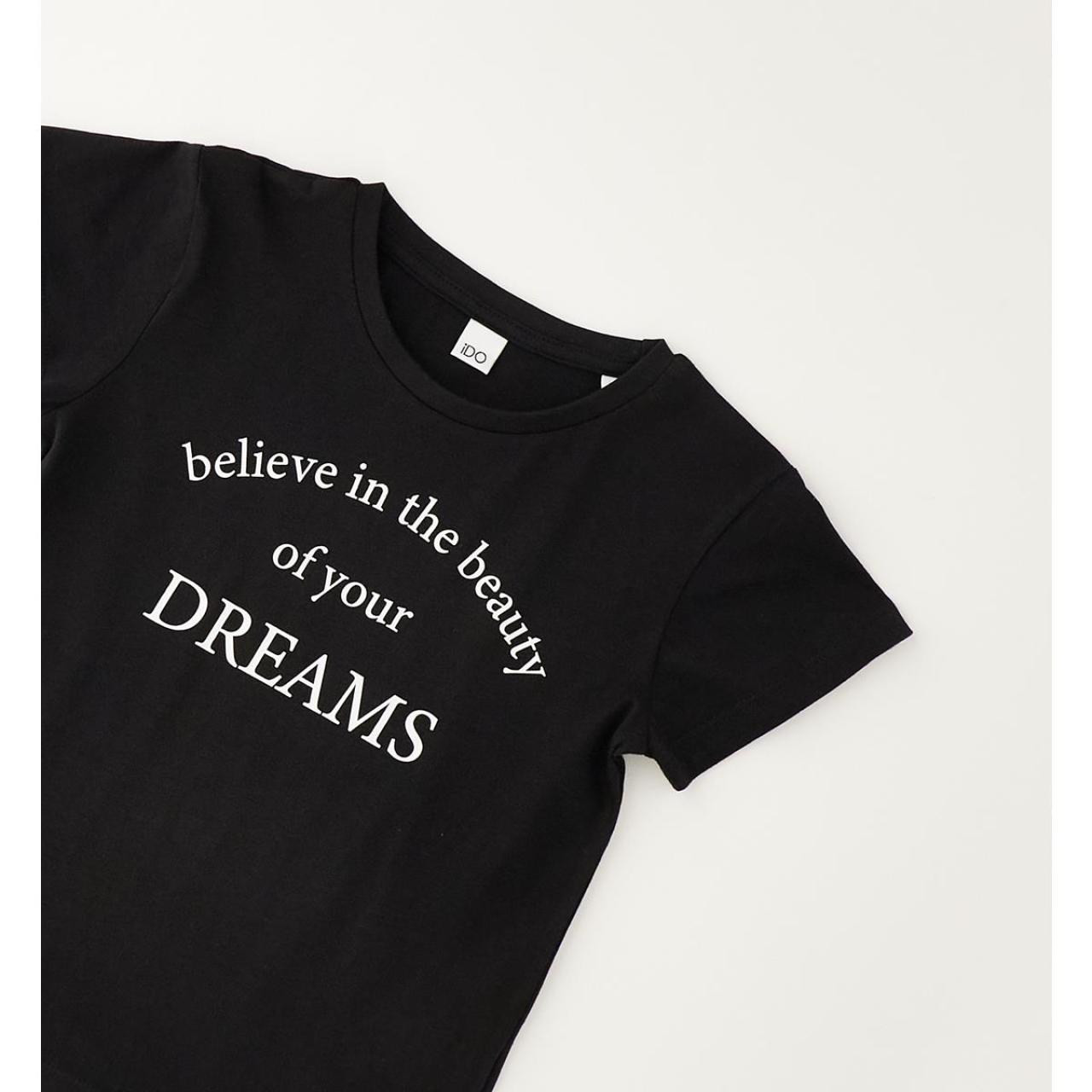 Μπλούζα μακό κορίτσι I DO-4.G855/G1-0658-Black