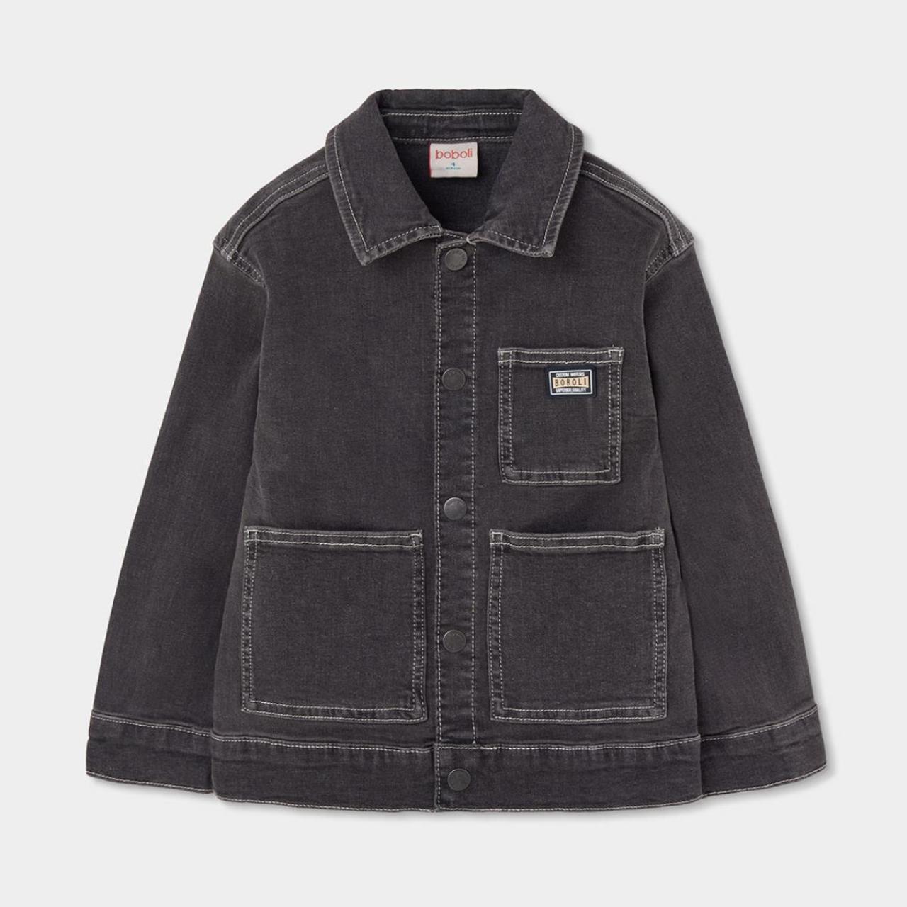 Μπουφάν τζιν αγόρι Boboli-603111-Grey