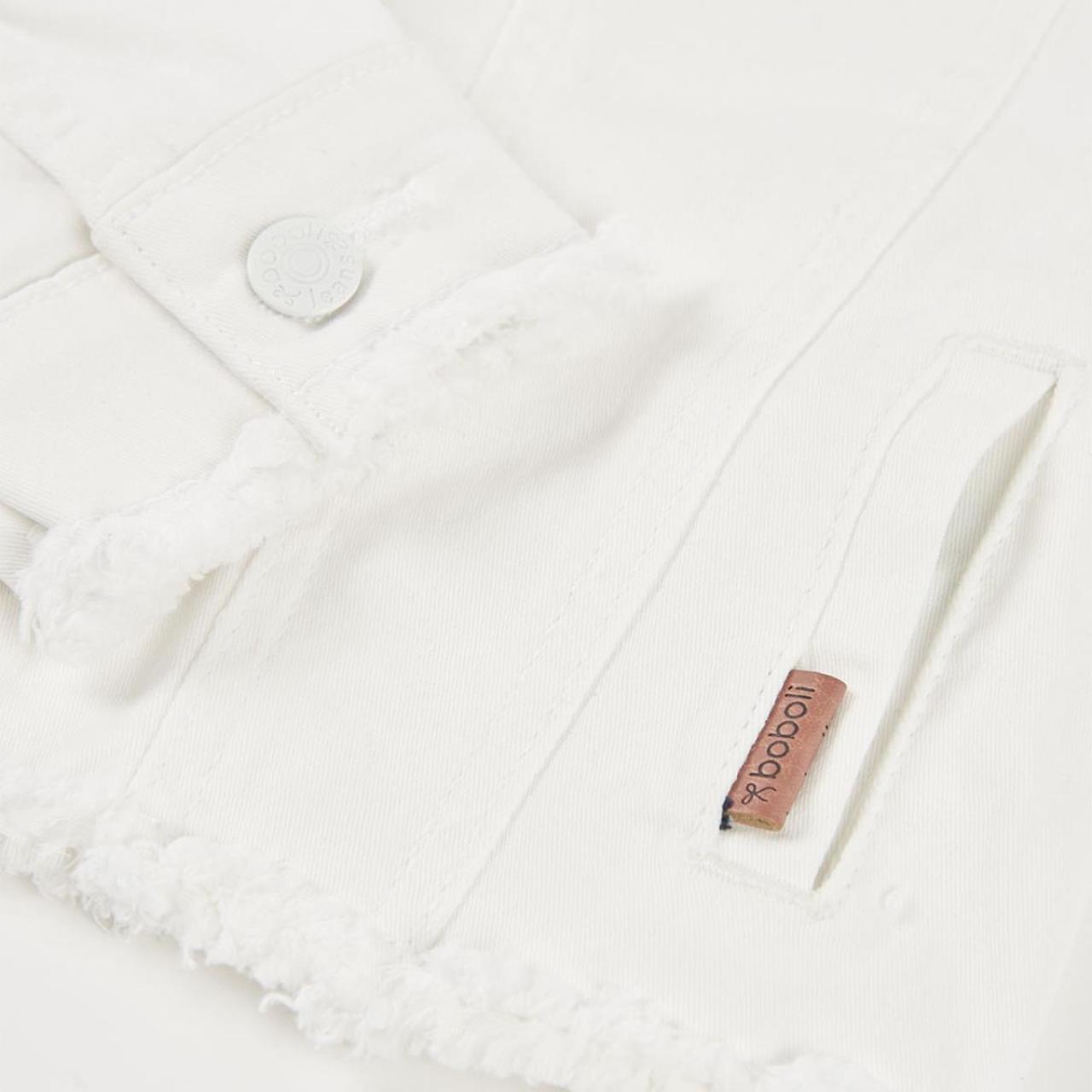 Μπουφάν υφασμάτινο κορίτσι Boboli-493006-1100-White